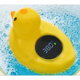 Resim özgürce Bebek Banyo Termometresi, Pil Hediyeli, Su Sıcaklığı Güvenle Ölçer 