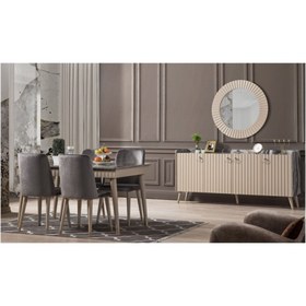 Resim Caddeyıldız Macaron Yemek Odası 