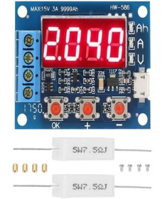 Resim Arduino Zb2l3 18650 Lityum Akü Pil Kapasite Test Cihazı 1.5-15v 3a 