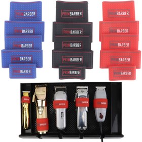 Resim 1 Adet Kaymaz Berber Makinesi Tutma Bantı - 5 Ayarlanabilir Boyutlu Isıya Dayanıklı Silikon Jel Kılıf, Tırnak Makineleri ve Klipperlere Güvenli Tutuş, Profesyonel Stil Aksesuarı (Siyah/Kırmızı/Mavi), Kliper Isı Direnci, Kaliteli İşçilik 