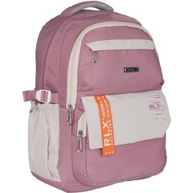 Resim Relaxion Gül Pembe 2059 Su Geçirmez Astarlı Kumaş Sırt Çantası Çok Renkli 