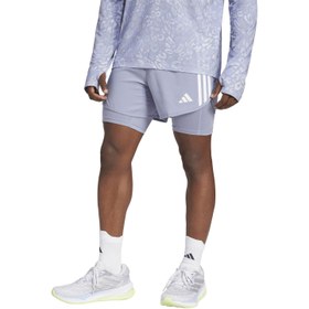 Resim Adidas Otr E 3s 2in1 S Erkek Mor Koşu Şortu 