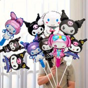 Resim 10 adet Sanrio Temalı Alüminyum Folyo Balonlar - 40.64cm Mini Parti Süsleri, Çeşitli Karakterler ve Aksesuarlar, Doğum Günleri, Etkinlikler, Fotoğraf Arka Planları, Doğum Günü Balonları, Eğlenceli Tasarım, Canlı Renkler 
