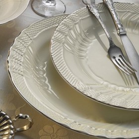 Resim Evaliza Caserta Platin 101 Parça 12 Kişilik Yemek Takımı 