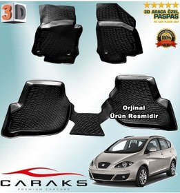 Resim Seat Toledo 3D Paspas Havuzlu 2005 - 2011 Arası Siyah N11.27973 
