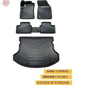 Resim Peugeot Bipper 2008+ 3d Oto Paspas Ve Bagaj Havuzu Araca Özel Set Yency 