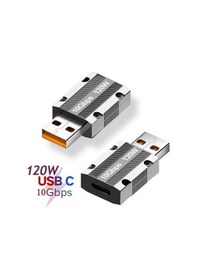 Resim Coofbe 120w 10gbps Veri Aktarım Type-c To Usb Çevirici Dönüştürücü Apple Uyumlu MacBook iPad, Dönüştürücü 120w Şarj 