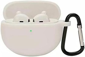 Resim Kulaklık Kılıf Silikon Kancalı Kılıf Beyaz Oppo Enco Air ile Uyumlu ürün 