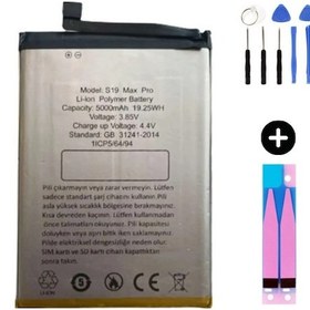 Resim Reeder S19 Max Pro Uyumlu Güçlendirilmiş İthal Pil + Montaj Seti 