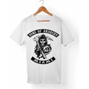 Resim Muggkuppa Sons Of Anachy Çocuk Beyaz T-Shirt 