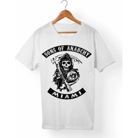Resim Muggkuppa Sons Of Anachy Çocuk Beyaz T-Shirt 