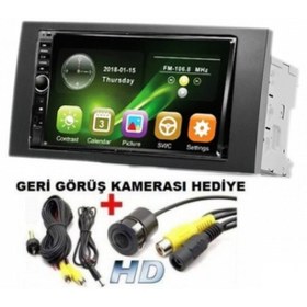 Resim Alpine Ford Focus 2 Uyumlu 7inc Tuşlu Dokunmatik Multimedya Double 