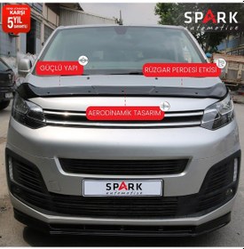 Resim Citroen Jumpy 2017- Yılı Ve Sonrası Uyumlu Kaput Rüzgarlığı 3mm 