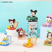 Resim Orijinal Miniso Disney Mickey Seyahat Serisi Trendy Anime Figürü Masa Oyuncak Gizem Kutusu 