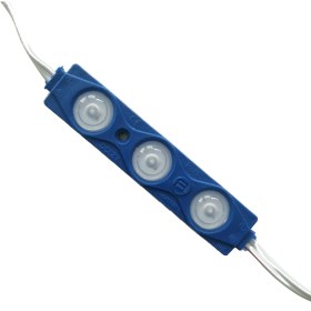 Resim Amber LED Mercekli Modül Led Mavi 1.5W | 10 Adet 