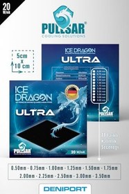 Resim Pullsar Ice Dragon® Ultra/Thermal - Termal pad / 20.0 W.m*k /100 * 50 (1.00) 