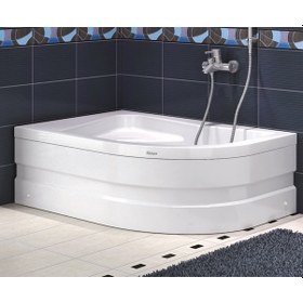 Resim Shower 90X150 Ferısya Asimetrik Oval Mini Küvet 