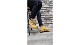 Resim Bukond Rahat Kaymaz Kauçuk Taban Soğuğa ve Suya Dayanıklı Nubuk Bot Cat Modeli 