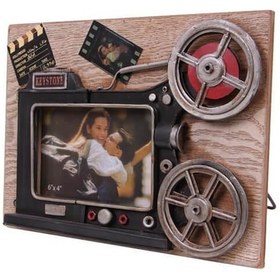Resim Dekoratif Metal Çerçeve Sinema Temalı Vintage Ev Ofis Hediyelik 