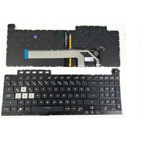Resim Asus Fx506hcb Fx506he Fx506hc Fa506ıv Klavye Tuş Takımı Siyah Tr Işıklı 