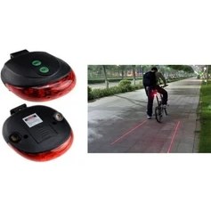 Resim Lazer Güvenlik Lambası + Bisiklet Tamir Anahtarı 2'li Set - Güvenli Sürüş Için Ideal 9G7H4R 