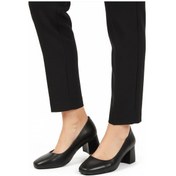 Resim Siyah Cilt Kalın Topuklu Kadın Abiye Ayakkabı 695042 Z Siyah Cilt 