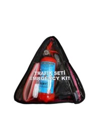 Resim Araç Için Tüv Türk Uyumlu Yangın Tüplü Trafik Seti Emergency Kit 