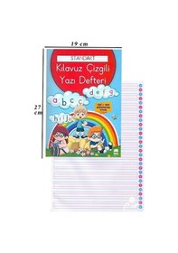 Resim Güzel Yazı Defteri A4 Boy 19x27 CM 24 Yaprak 1 Adet Standart Çizgili Yazı Defteri Dik Temel Harflerle 1. Sınıf 