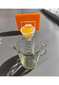 Resim Yumurta Sarı Ve Beyaz Ayırıcı- Basket Potası Şeklinde Yumurta Ayırıcı-pratik Farklı Ürünler Diğer 