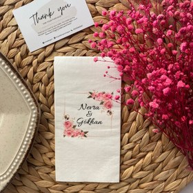 Resim Baskılı Özel Gün Peçetesi | 20 Adet Kişiye Özel Desenli – Düğün, Nişan, Söz ve Davetler İçin 