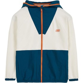 Resim Skechers B 2xi-lock Half Zip Erkek Çocuk Beyaz Sweatshirt 