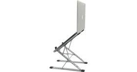 Resim River Kaliteli Tok Alüminyum Dizüstü Bilgisayar Notebook Standı Yüksekliği Ayarlanabilir 30CM Maksimum Yükseklik Stand Taşınabilir Yükseltici MacBook Uyumlu Tüm Dizüstü Bilgisayar 10-16 Inç N8 