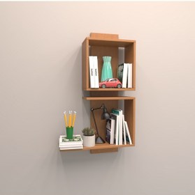 Resim Rafkestir Artı Duvar Raf Set Bambu ( Mat ) 