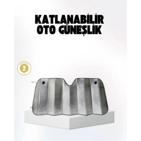 Resim Aslanoğlu Store Otomobil Güneşliği - Katlanabilir Tasarım ve Süngerli Isı Yalıtımı 