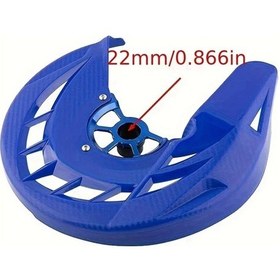 Resim Tongdashop Yamaha Yz Wr Moto Koruyucu 22mm Mavi Ön Fren Disk Ve Kaliper Kılıfı 