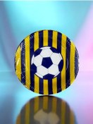 Resim Sarı Lacivert Renklerde Takım Temalı Tabak - Doğum Günü Parti Ve Eğlenceli Etkinlikler İçin 7 