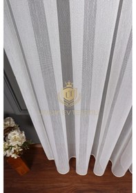 Resim Balık Sırtı Armür Düz Tül Perde 