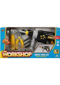Resim Mey İthalat 4606 Zapp Toys My Worhop Matkaplı Tamir Seti 9 Parça 