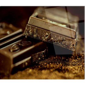 Resim Olinpa Cam Ocak Arkası Koruyucu | Çikolata Desenli 