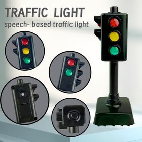 Resim Trafik ışığı oyuncakları, ebeveyn-çocuk etkileşimi yol güvenliği trafik sinyali modeli, eğitici oyuncaklar, ABS malzeme, yol güvenliği farkındalığı öğrenme oyuncakları 