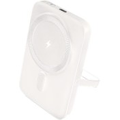 Resim TTEC 2BB221S ReCharger Pro M 10.000 mAh MagSafe Uyumlu PD 20W Stantlı Powerbank Beyaz 