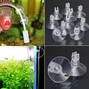Resim 10 Adet Güçlü Emiş Kupası ile Akvaryum Hava Pompası Tüp Tutucuları - Kolay Kurulum, Dayanıklı Plastik Balık Tankı Aksesuarları 