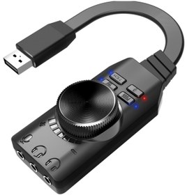 Resim Alfais 4677 Usb Harici Ses Kartı 7.1 Dönüştürücü Plextone Gs3 Pubg Lol Mikrofon Destekli 