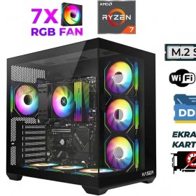 Resim Xaser Raze X40 Ryzen 7 7700 32GB Ddr5 Ram 1tb M.2 Nvme SSD Hazır Tavsiye Sistem 