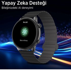 Resim Bix Akıllı Saat - SW02AI 1.43” AMOLED Ekran, Bluetooth , Telefon Görüşme ve ChatGPT Destekli iOS & 