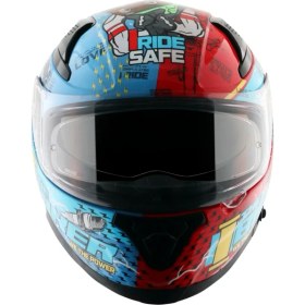 Resim Axor Apex Full Face Kapalı Kask Blue Red 