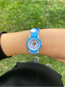 Resim Sobce Mavi Renk Tenis Spor Figürlü Erkek Çocuk Kol Saati Saglığa Zararı Yoktur. 
