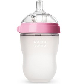 Resim Comotomo Antikolik 3-6 Ay Silikon Biberon 250 ML - Pembe 