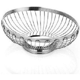 Resim Paslanmaz Oval Ekmek ve Meyve Sepeti 