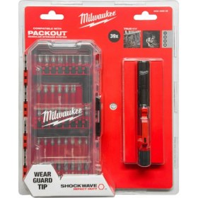 Resim Milwaukee Bits Uç Set 39 Parça + LED Fener - 4932498608 